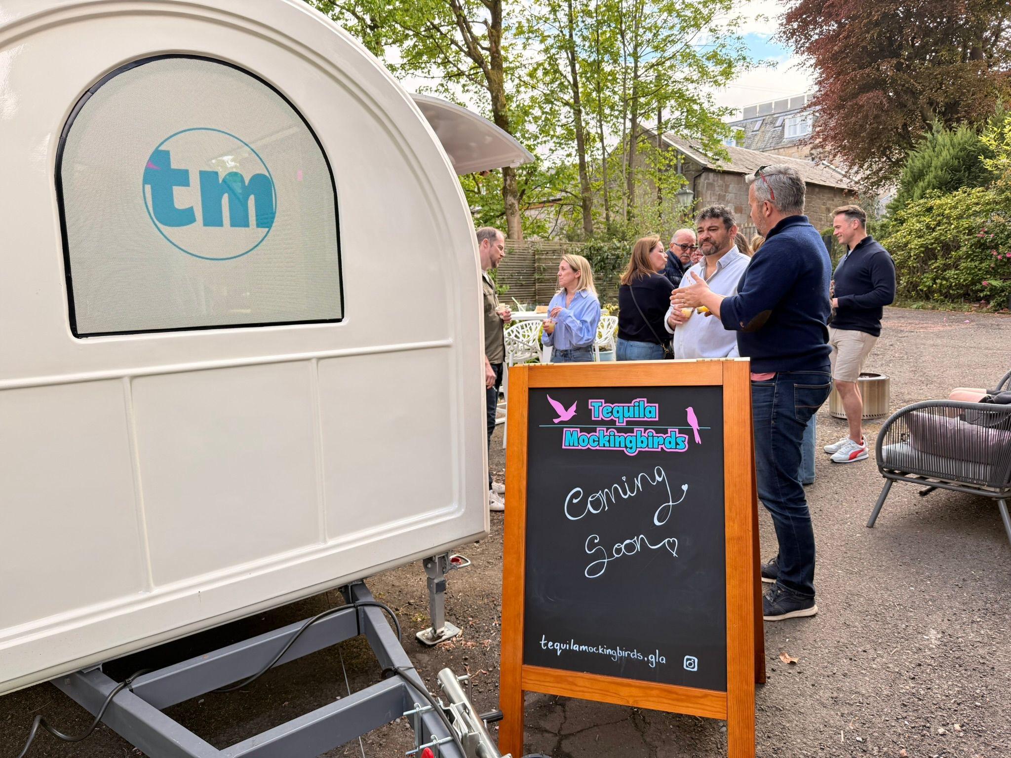 Tequila Mockingbirds premium mobile frozen cocktail bar service at a UK event